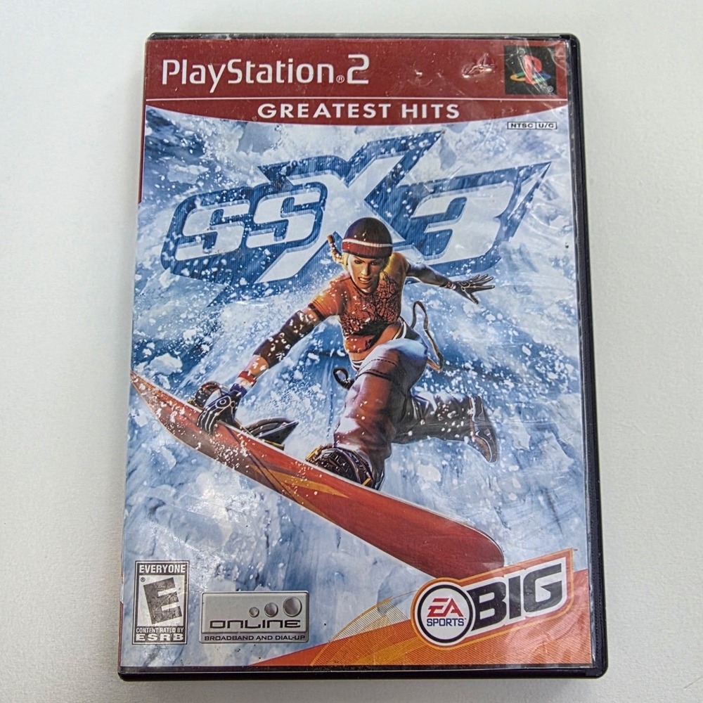 SSX 3 PlayStation 2 PS2 Greatest Hits EA Sports BIG Snowboarding Game